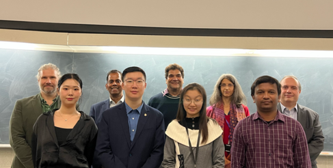 Group photo of QAMSS microfunding competition participants and organisers