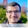 Head shot of Dr Saransh Sahrma with the QAMSS lecture series logo