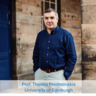 Head shot of Prof. Themis Prodromakis next to the QAMSS logo and "Lecture Series"
