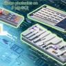 Schematic, simulated and photographic illustrations of silicon photonics based on 3 µm thick silicon-on-on-insulator waveguides